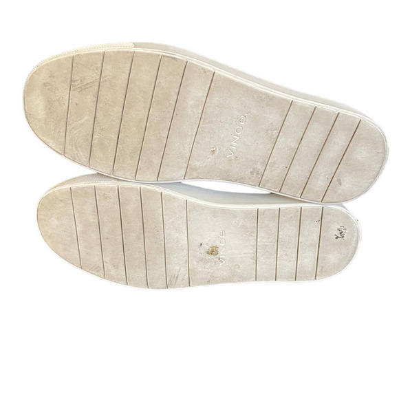 Vince Womens Leather Cantara Slip-On Sneaker Elastic Gore Round Toe Size 7 Black - Picture 12 of 12